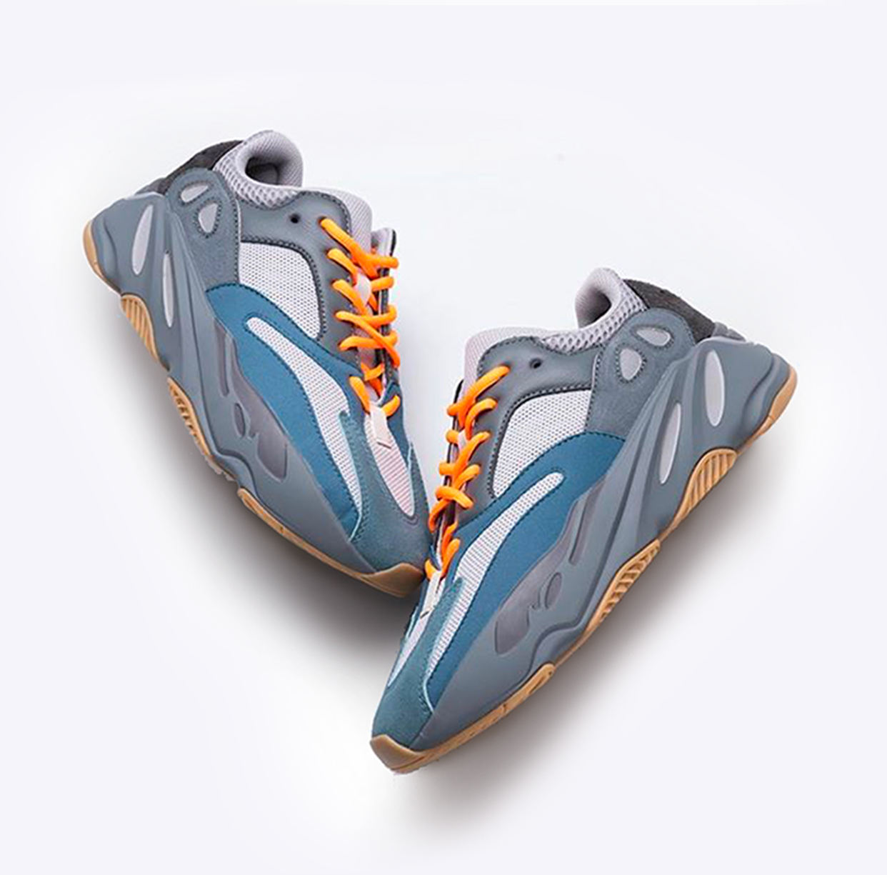 yeezy 700 blue and orange