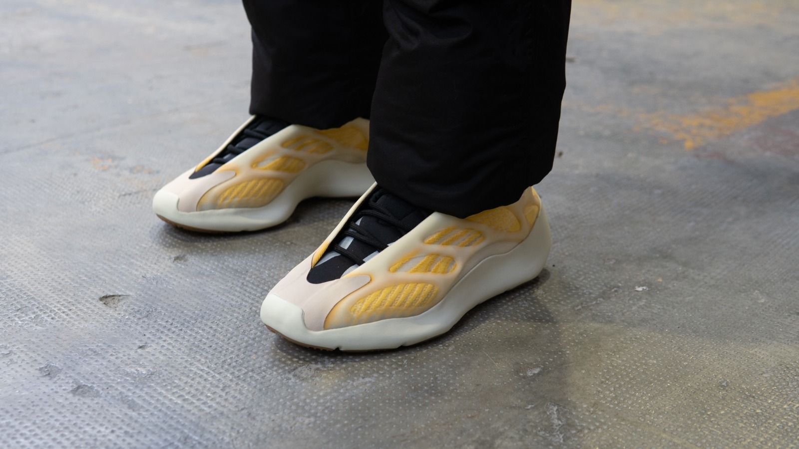 Yeezy 700 hot sale street style