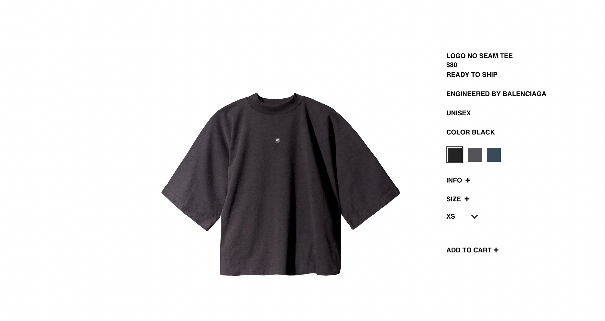 Shipped in early February 2024] YEEZY × GAP ENGINEERED BY BALENCIAGA –  NUMBER11