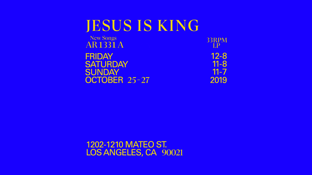 Jesus Is King Installation in Downtown LA Details post image