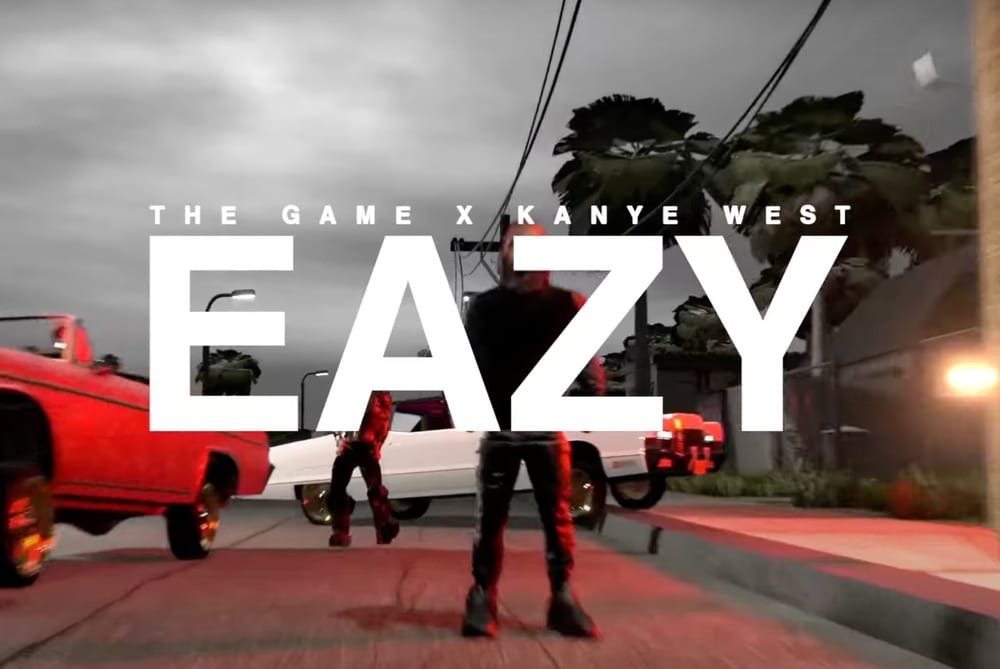 Ye and The Game Release Animated Video For 'Eazy' post image