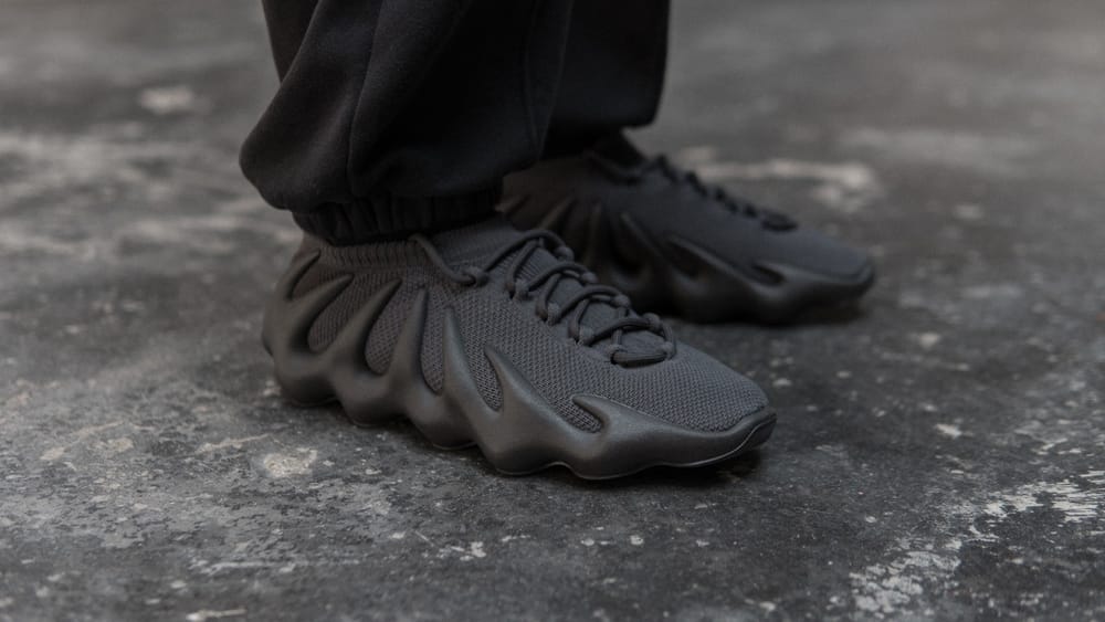 YEEZY 450 “Utility Black” On Foot post image