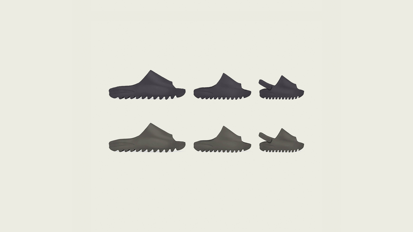 YEEZY SLIDE "Soot" and "Core" Revealed